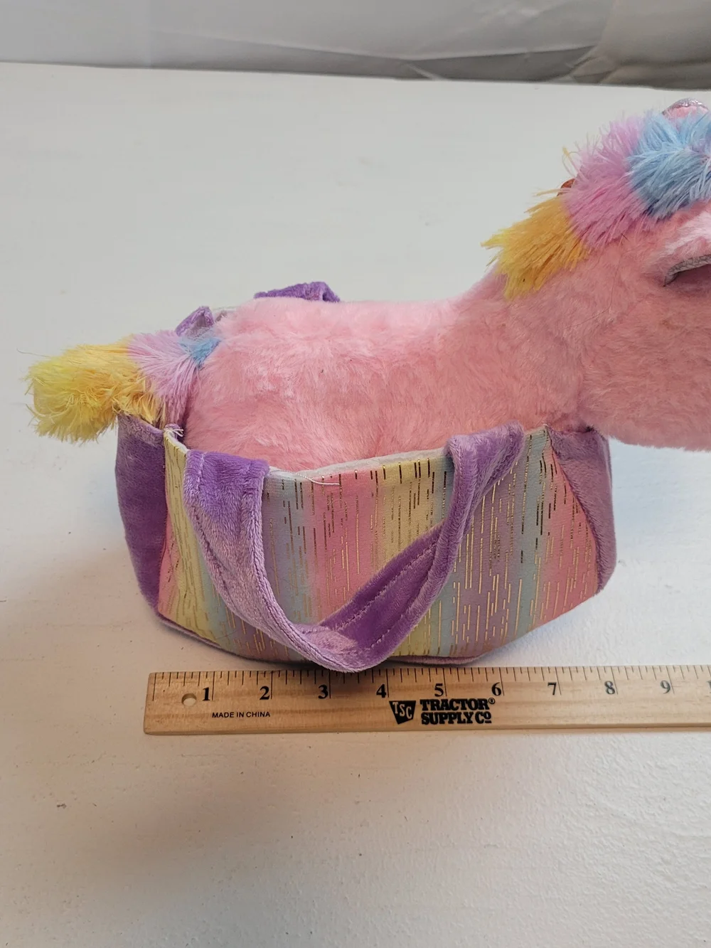 Plush Pink & Purple Unicorn Soft Toy - Kids Plush Stuffed Animal